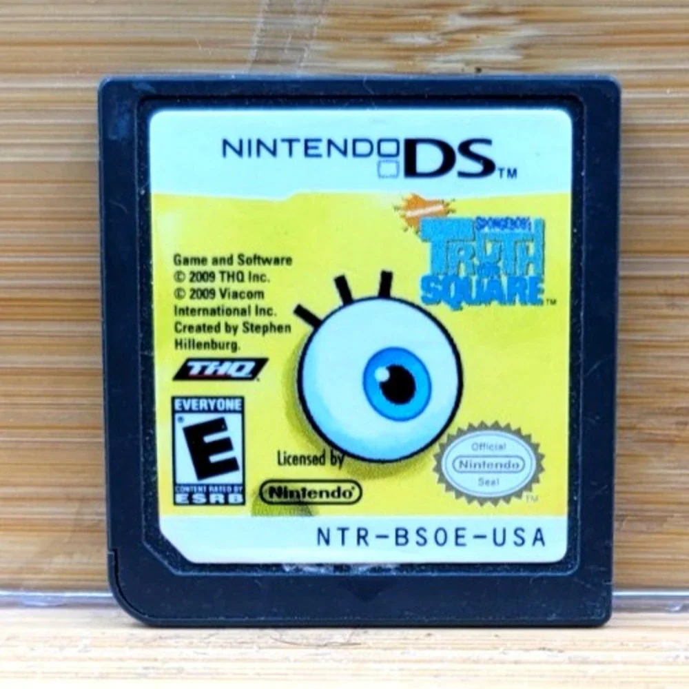 SPONGEBOB TRUTH OR‎ SQUARE 2009 DS GAME NINTENDO DS CARTRIDGE ONLY